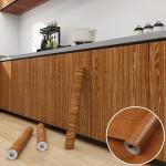 Stripes Wood Effect Wallpaper Vinyl Wood Grain Peel And Stick Wallpaper