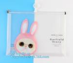 Fashion lock Packaging Bag with Slider Fashion PVC sealed stationery bag,