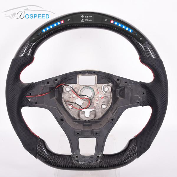 Buy cheap Customized Mk6 Volkswagen Carbon Fiber Steering Wheel OEM Car Refitting from wholesalers