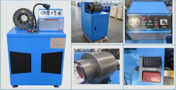 Buy cheap 10 Dies 500 Pieces Per Hour Portable Hose Crimping Machine Hydraulic Hose Crimper from wholesalers