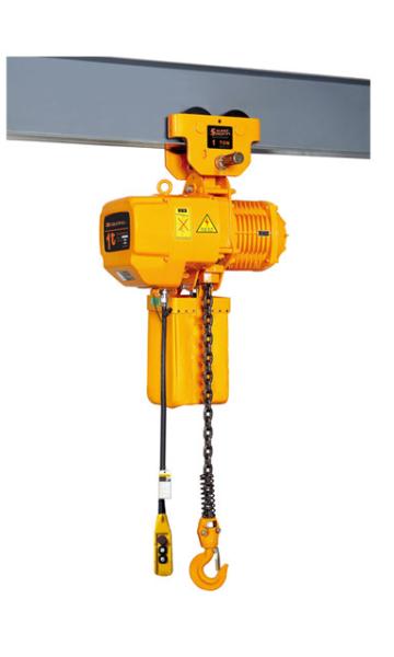 Bridge Cranes Electric Chain Hoist 2 Ton Light Aluminum Alloy Steel With Plain