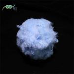 Non Fluorescent 51mm Polyester Staple Fibers 9D For Non Woven Fabric