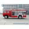 Buy cheap Red Double Row Small Fire Fighting Vehicle 140 HP 4 X 2 Truck from wholesalers