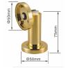 Buy cheap Round Magnetic Catchinterior Door Stops Zinc Alloy Body Mounted On Wall Door from wholesalers