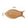 Buy cheap Beech Oak Walnut Breakfast Wooden Serving Plates Cute Shaped For Children from wholesalers