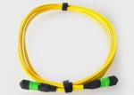 12 Cores OS1 Singlemode MPO Patch Cord Female Male Pin G657A1