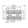 Buy cheap Power Connector Board To Board 1.5mm Height High Speed BTB Connector ROHS from wholesalers