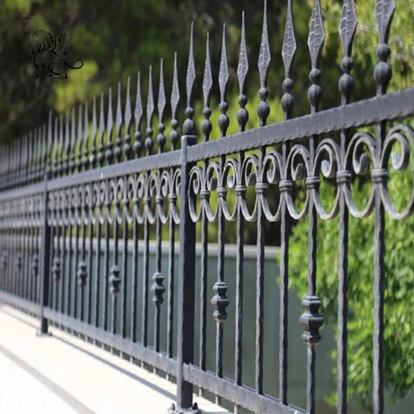 Buy cheap Wrought Iron Fence Panel Steel Metal Picket Ornamental Fence Factory price New Design Cheap from wholesalers