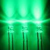 Buy cheap 0.2W Illuminated 3mm 520-530nm Green Color 20000-24000mcd Round Shape F3 LED Diode from wholesalers