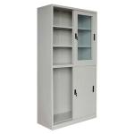 Sliding Door Steel Filing 1850*850*400 Light Grey RAL7035 Knock Down Steel