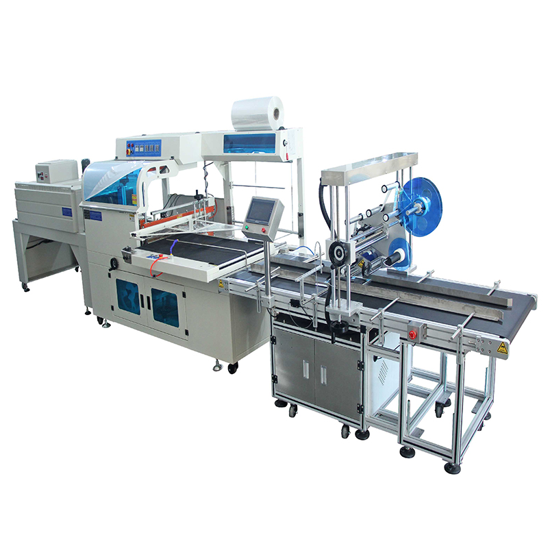 Labeling Equipment Automatic Stick Tag Heat Shrinking Wrapping Packing Machine