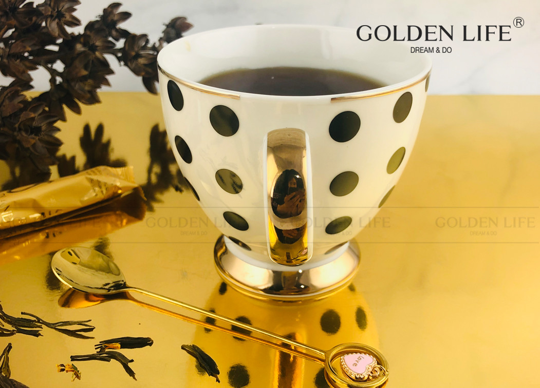 2020 Elegant Ceramic Tea Cup New Bone China Custom Coffee Mugs