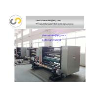Buy cheap Horizontal jumbo roll cutting machine, slitting and rewinding machine for bopp product