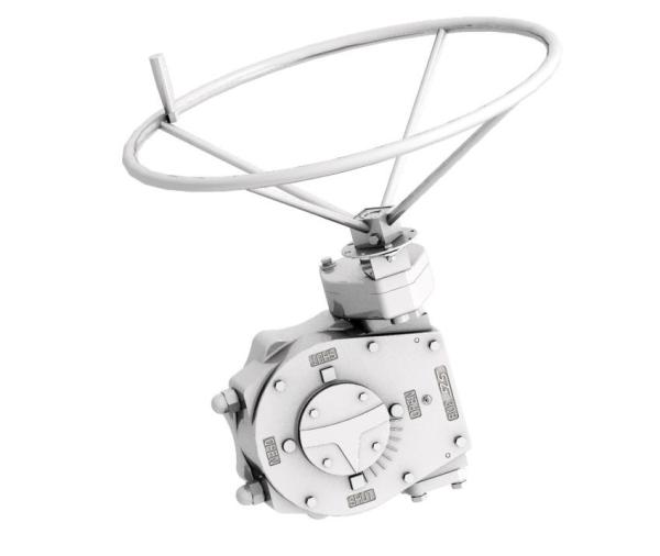 Buy cheap Natural Gas Industry Ductile Iron Handwheel Gearbox With Ball Valve Butterfly Valve IP67 from wholesalers