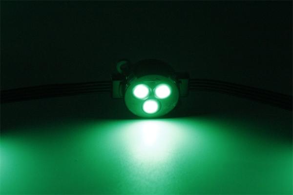 18lm 0.75w outdoor waterproof color 12v pixel point light source decorative lamp