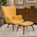 Buy cheap Decorative Armchairs Leisure Lounge Bear Chair Leather Contour Chair and Ottoman from wholesalers