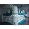 Buy cheap Commercial Castle Type Green Inflatable Jumping Castle 5 x 4 m PVC Tarpaulin from wholesalers