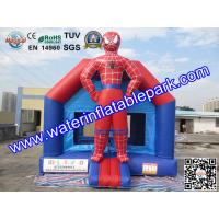 Buy cheap Outdoor Spiderman Inflatable Bouncy Castle Jumper , PVC Jumping Castle For Kids product