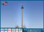 Polygonal Telecommunication Towers With Hot Dip Galvanized Antenna Mast
