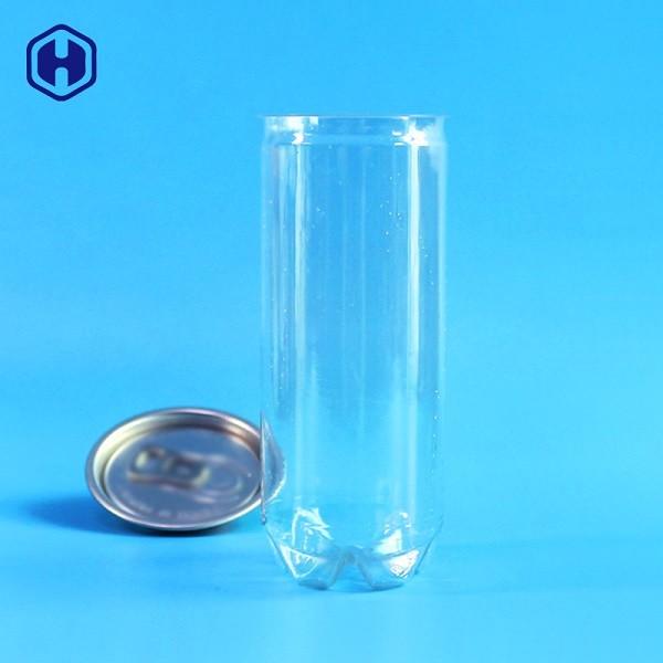 Buy cheap Leakage Proof 8oz Clear Plastic Soda Can Disposable Fully Airtight from wholesalers