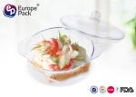 PS Disposable Dessert Dishes Small Plastic Dessert Containers With Lids