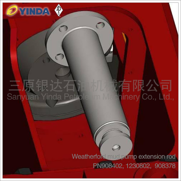 Weatherford mud pump extension rod, PN908402, 1230802, 908378