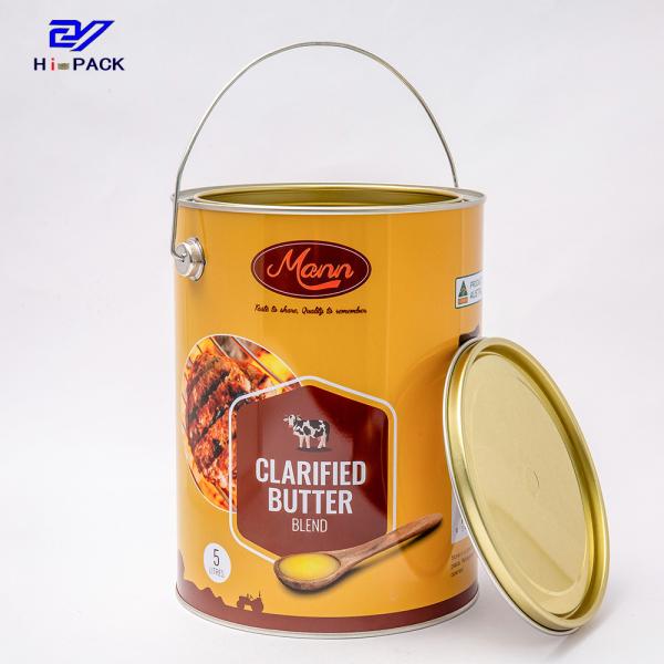 Buy cheap Food Grade 5L Metal Bucket 20L D28cm Food Safe Metal Buckets from wholesalers
