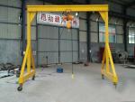 Mini Portable Gantry Crane , Mobile Rubber Tyre Gantry Crane 1 - 10 Ton
