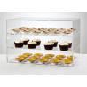 Buy cheap Transparent Acrylic Display Showcase / Acrylic Bakery Display Bright Luster For Supermarket from wholesalers