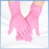 Buy cheap Durable Disposable PVC Gloves For Safe And Effective Pet Care Pink Color from wholesalers