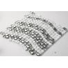 Buy cheap Ice Crack Glass Metal Mosaic Bathroom Backsplash Tile Special Chip Size from wholesalers