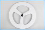 White super lighth YOUNGFAN BIKE 700C cheap 3-spoke carbon clincher wheel for