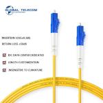 LSZH Jacket Lc To Lc Fiber Patch Cord Single Mode 2.0mm Simplex