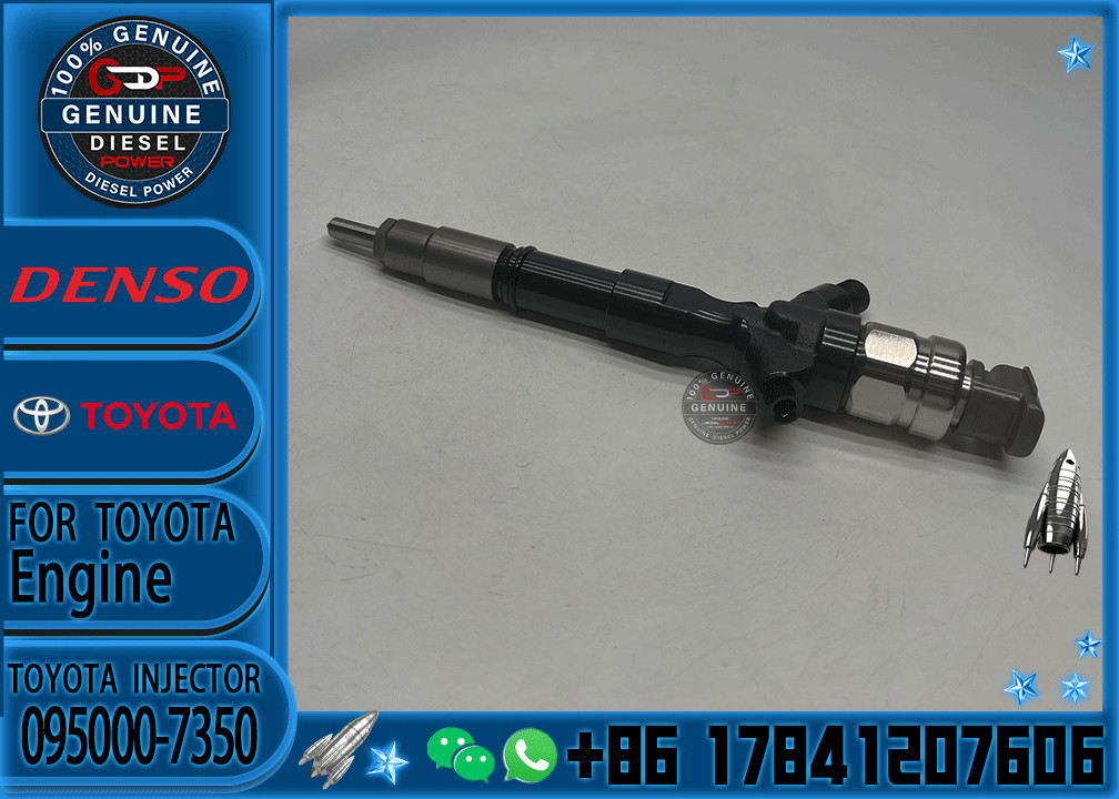 Diesel fuel common rail injector 095000-7350 23670-30210 For TOYOTA LAND CRUISER 1KD-FTV D-4D PRADO J120 EURO 3 3.0D