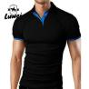 Buy cheap Summer Oversized Cotton Polo T Shirts Short Sleeve With Embroidery Logo from wholesalers