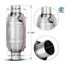 Buy cheap 2.13" Inlet Outlet 3 Way Universal Catalytic Converter OBD I OBD-II from wholesalers