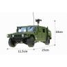 Buy cheap Green Plated Home Decor Crafts , Electronic Military SUV Vehicles Model from wholesalers