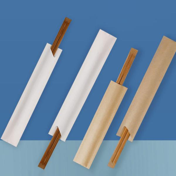 Buy cheap Chinese Natural Twins Disposable Bamboo Chopsticks Custom Printed Logo 21cm from wholesalers