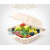 Buy cheap Catering Eco-Friendly Container Compartment Starch lunch Meal Box, Disposable Takeaway Packaging, Takeout from wholesalers