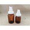 Buy cheap Amber PET bottle with fine mist sprayer in white color full overcap transparent from wholesalers