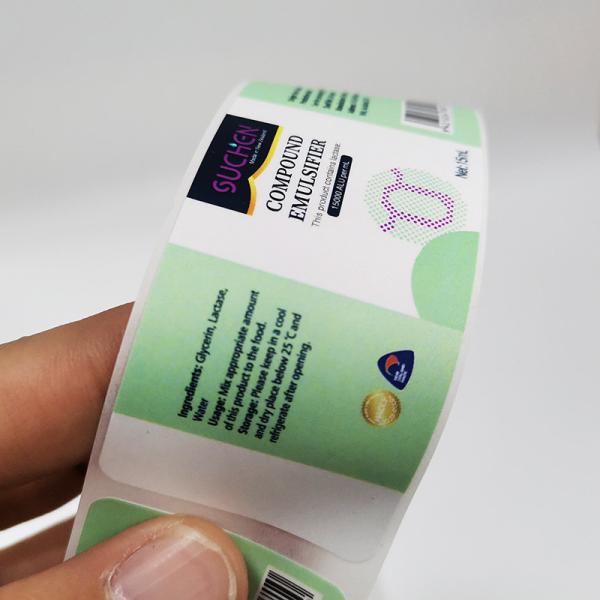 Buy cheap BOPP Materials Chemical Products Labels 60mm X 30mm Household Daily Label from wholesalers