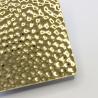 Buy cheap Golden Water Ripple Hammered Decorative Stainless Steel Sheet For Ceilings Walls And Plates from wholesalers