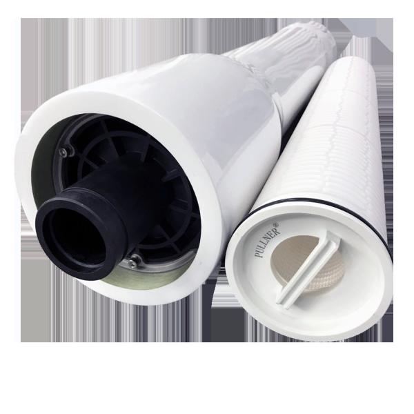 Buy cheap Factory Sales High Flow 20'' 40'' 5/10 Spun bond pleated water filter cartridge from wholesalers