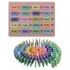 Buy cheap Mathematics 4.5cm Wooden Domino Blocks Montessori Math Blocks from wholesalers