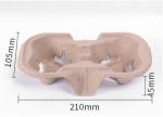 2 Cups paper Biodegradable Bagasse Coffee Cup Holder