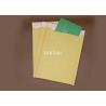 Buy cheap Yellow Matte Shipping Bubble Mailers Plastic Waterproof For Garment from wholesalers
