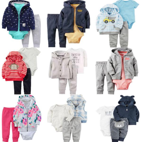 Buy cheap 3Pcs Children'S Outfit Sets Newborn Clothing Baby Rompers Cotton Suit from wholesalers