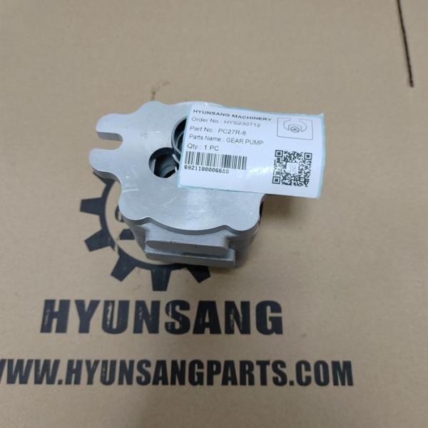 Buy cheap Hyunsang Parts Gear Pump Assy 705-45-01270 For PC25R-8 PC27R-8 Excavator from wholesalers
