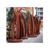 Buy cheap Contemporary Rusty Welding Garden Corten Steel Leaf Sculpture from wholesalers