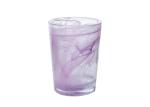 350ml Clouding Pink Coloured Glass Tealight Holders Pressed 110mm